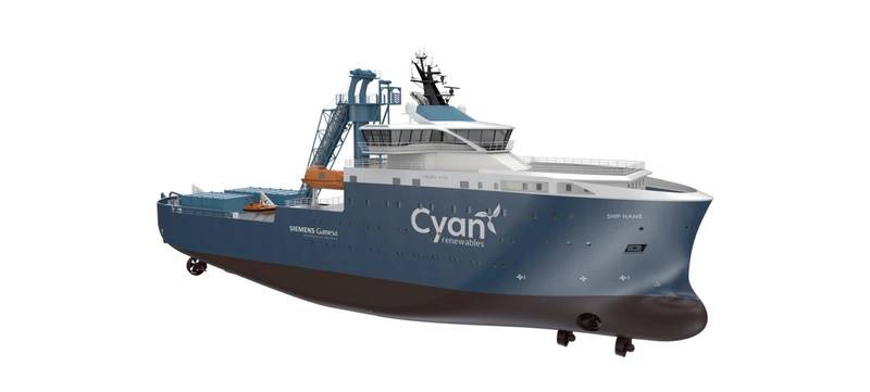 Brunvoll System to Propel Cyan Renewables New SOV