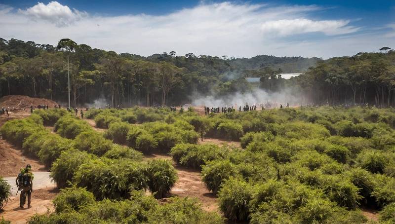 Protesters in São Paulo combat facilities tasks that would cut thousands of trees