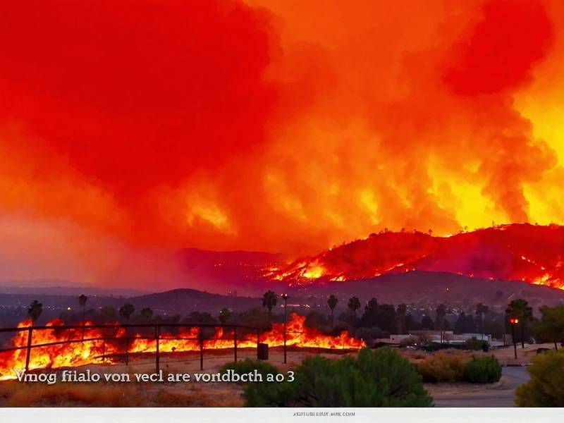 Wildfires rave out of control near Los Angeles, killing a minimum of two