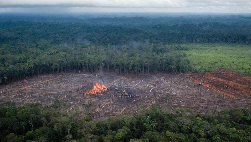 Brazil raids Amazon rainforest to target illegal logging