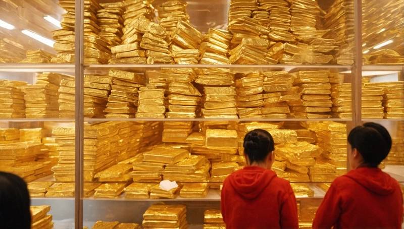 China's total gold imports through Hong Kong in January hit a near three-year high