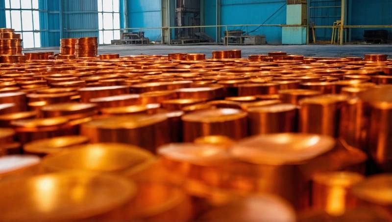 Copper prices fall on Chinese inventories and tariff threats