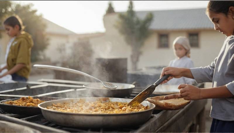 In Cyprus, schools have started a "frying pan movement" to collect cooking oil as fuel