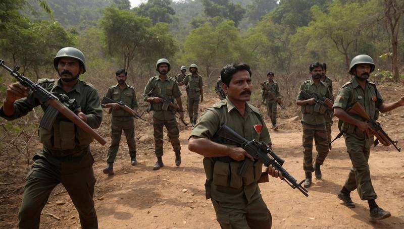 Indian security forces kill 16 Maoists in a firefight