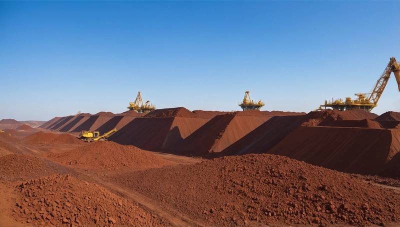 Iron ore gains on China's stimulus and resilient demand.