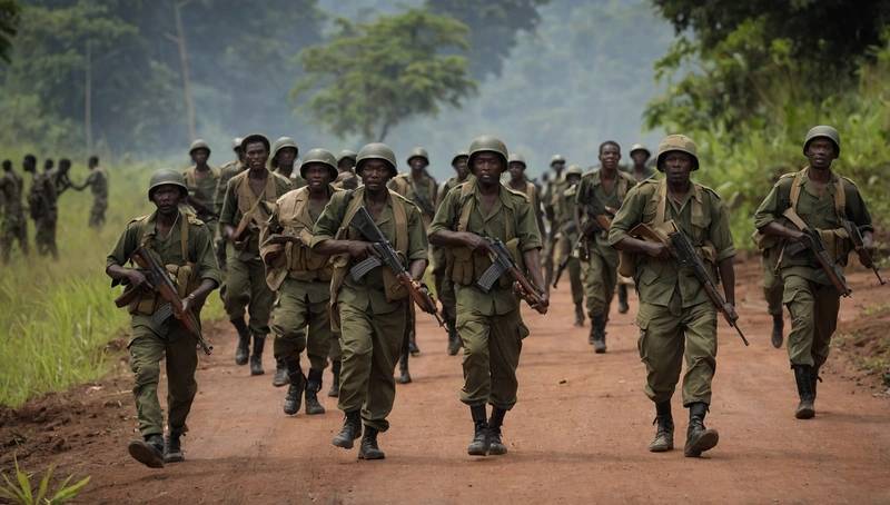 M23 rebels invade the outskirts of Walikale, a town in east Congo