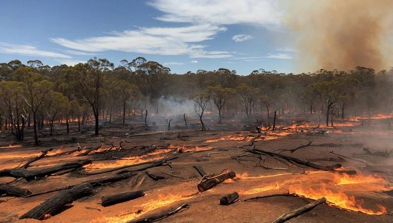 New South Wales, Australia, is sweltering in a heatwave and faces an 'extreme bushfire risk'