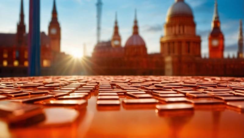 London copper prices rise as the dollar falls