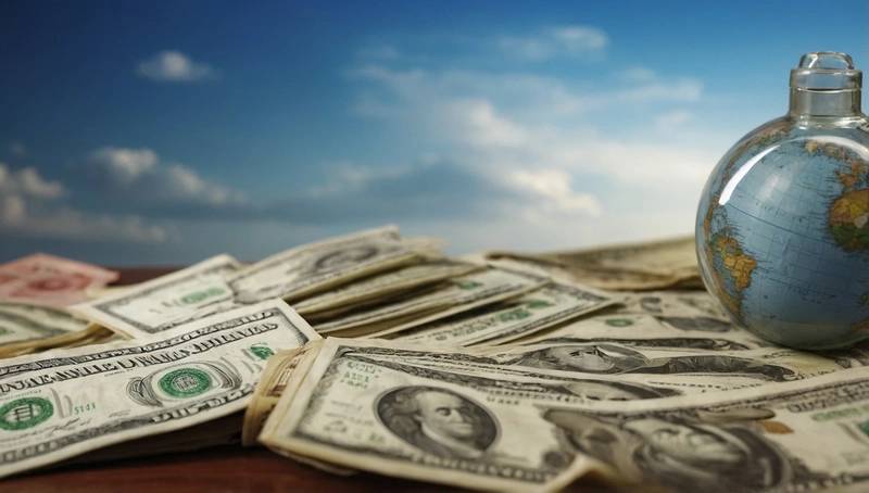 As the dollar continues to fall, geopolitical uncertainties persist.