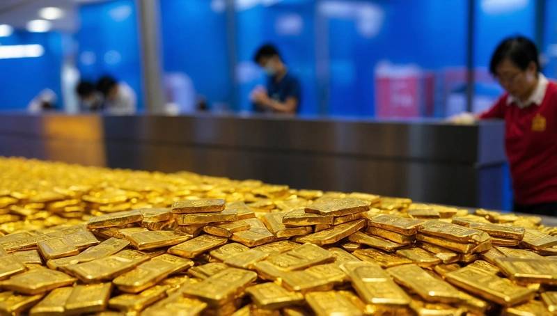 China's gold imports through Hong Kong reached a record high in April