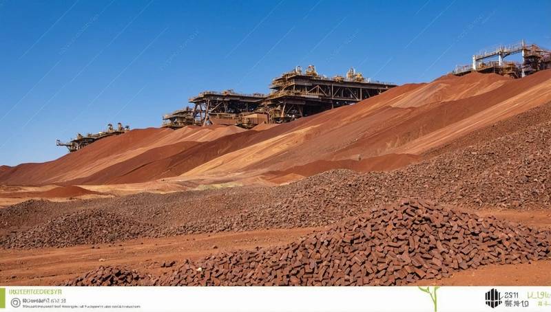 Dollar strength and slowing Chinese steel production are causing a decline in iron ore prices
