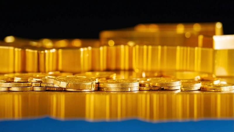 Gold prices fall from two-week highs as dollar edge higher