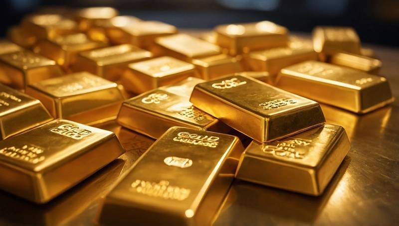 Gold reaches a one-week high due to weaker dollar and geopolitical uncertainties