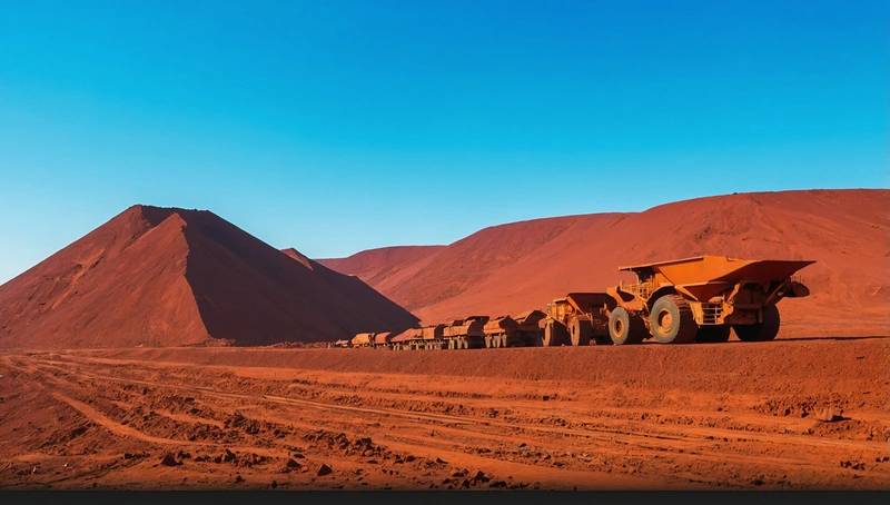 Iron ore futures near 5-week high but China credit data cap gains