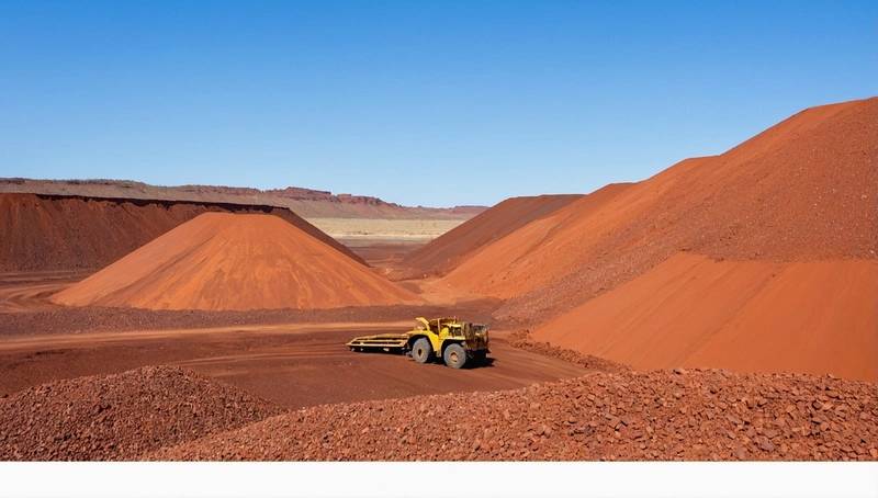 Iron ore prices fall on the back of falling demand in the near term, but still head for a weekly gain