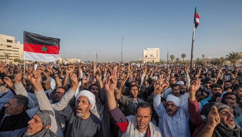 Libyan protesters call for the resignation of three ministers as they demand that the Prime Minister resign
