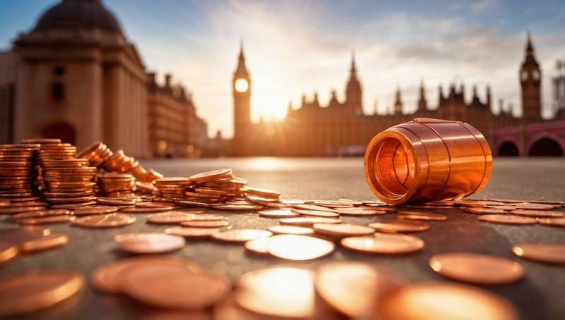 London copper prices rise as the dollar falls