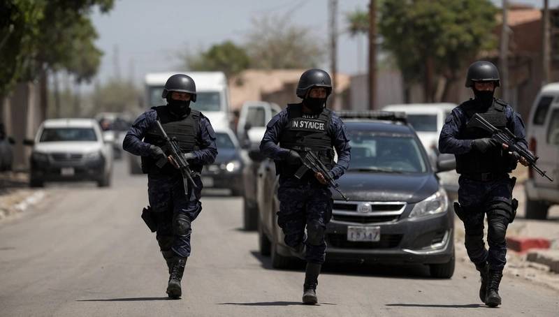 Mexican security forces kill 12 and arrest 9 during raid on suspected gang site