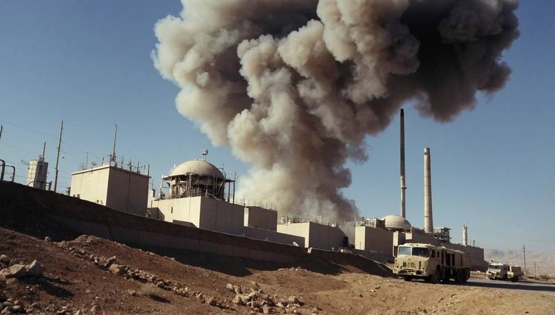 What is the risk of nuclear contamination from Israel's attack on Iran?
