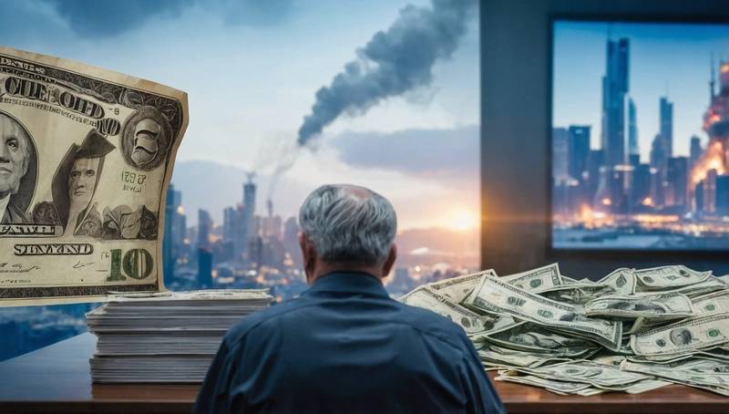 Dollar up, stocks down as Middle East War sparks safe-haven trade