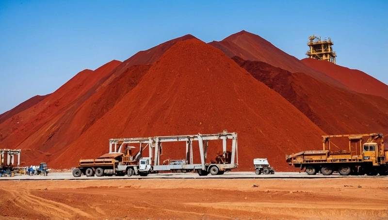 China's slowdown in demand for iron ore has led to a further decline in the price of iron ore