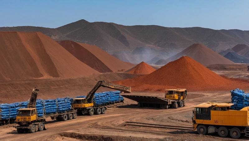 Dalian iron ore falls as traders evaluate mixed Chinese macro-data