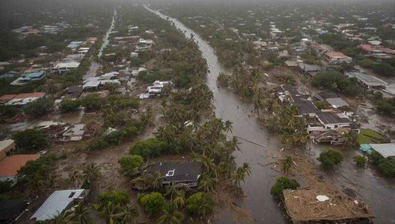 Hurricane Erick weakened over Mexico and left a trail of destruction in its wake