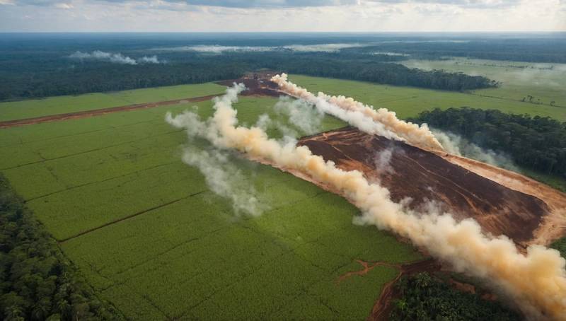 Soy farmers destroy Amazon despite a deforestation agreement with global traders