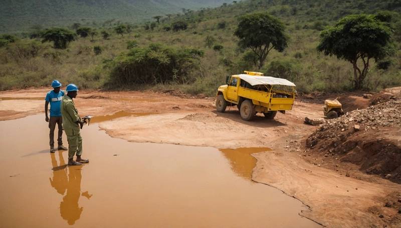 West Africa mine operators use drones to detect illegal miners as gold prices rise