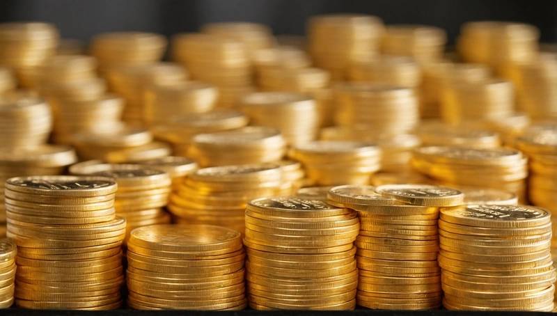 As dollar and yields are easing, gold gains more than 1%.