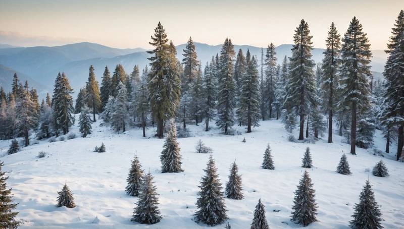 As temperatures rise and snow melts, Greek fir trees are dying