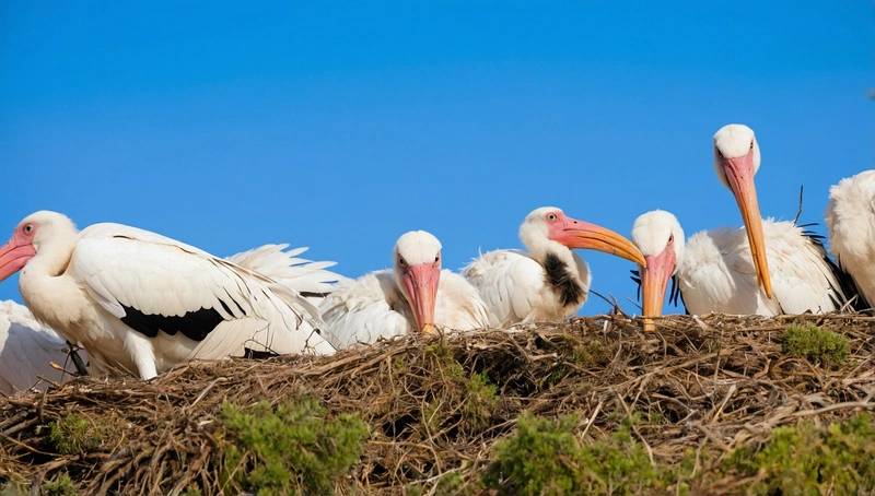 Denmark records the highest number of nestlings of white storks in years