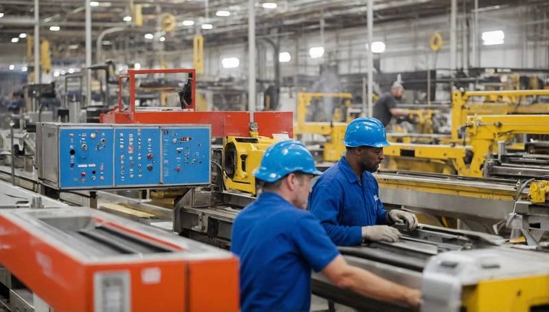 The US manufacturing sector gains in June