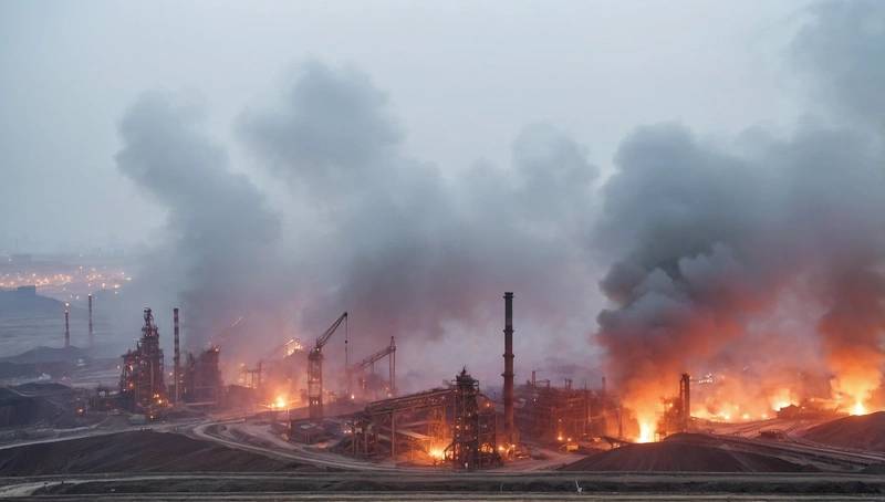 China's steel production rises despite a soft demand, causing iron ore to fall for the second week in a row.
