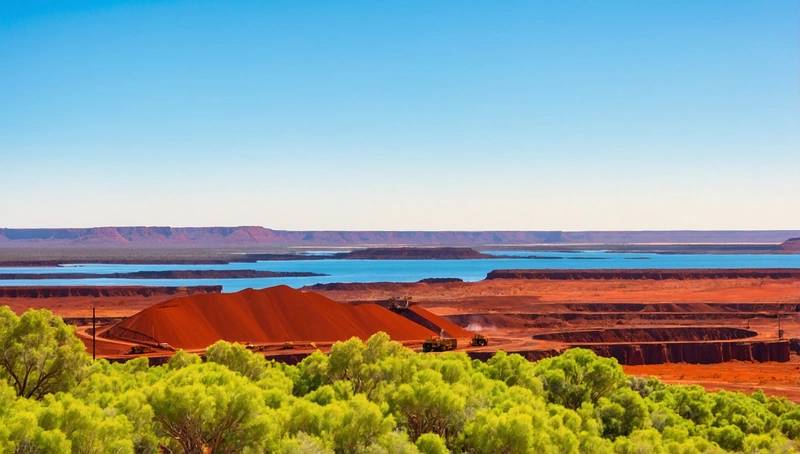 Fortescue, Australia's largest iron ore producer, reports its lowest annual profit in six years due to lower iron ore price
