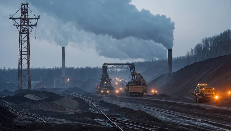 Mechel, a Russian coal mining company, has suspended some operations due to a crisis in the industry