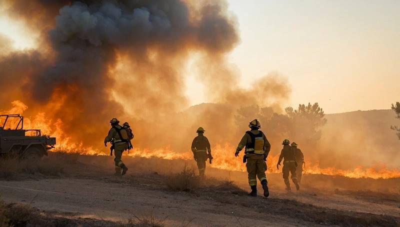 Spain fights 20 major fires in scorching heat and deploys more soldiers