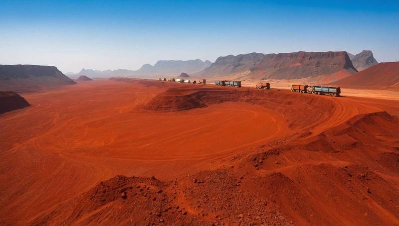 The weekly iron ore price is set to fall due to China's falling property demand