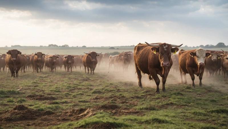 UK Beef Farmers scramble to feed their hungry Herds despite the drought
