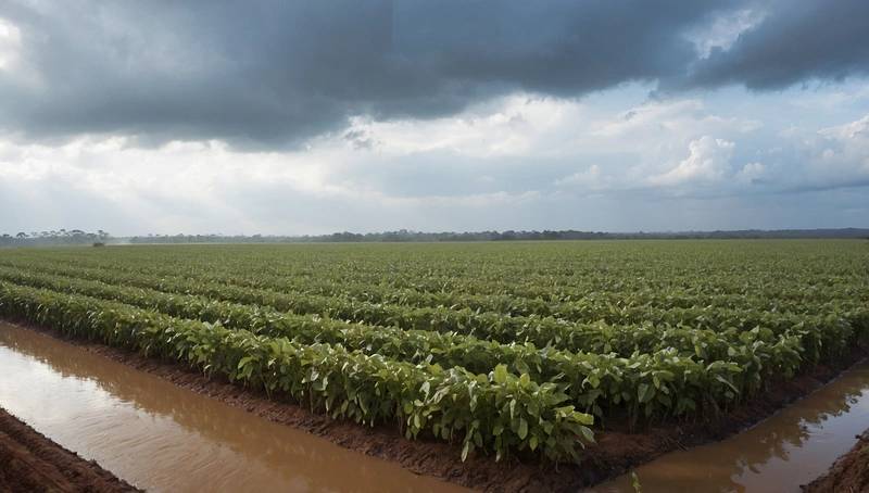 AgRural reports that Brazil's soybean plantation has reached 0.9% as the rains arrive.