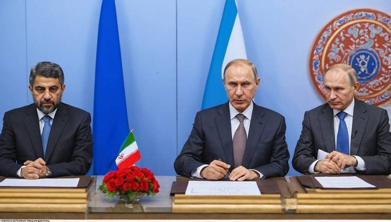 IRNA reports that Iran and Russia have signed a $25 billion agreement to build four nuclear reactors in Iran.