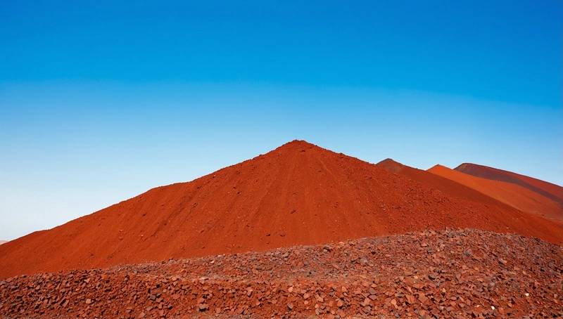 Iron ore prices fall on a weak China demand. Pre-holiday stocking helps limit losses