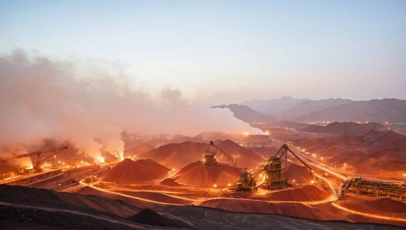 Iron ore production in China is recovering.