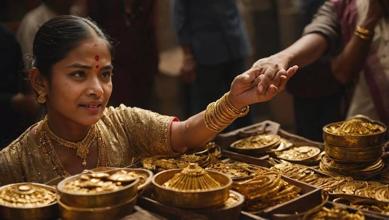 ASIA GOLD - India's festive rush drives gold premiums over 10-year high