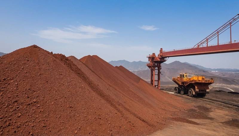 Dalian iron ore reaches a six-week low due to accumulating stocks of steel