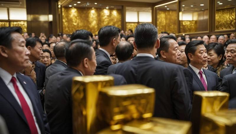 Investors are watching US-China trade negotiations as gold prices rise on bets of rate cuts and broader uncertainty