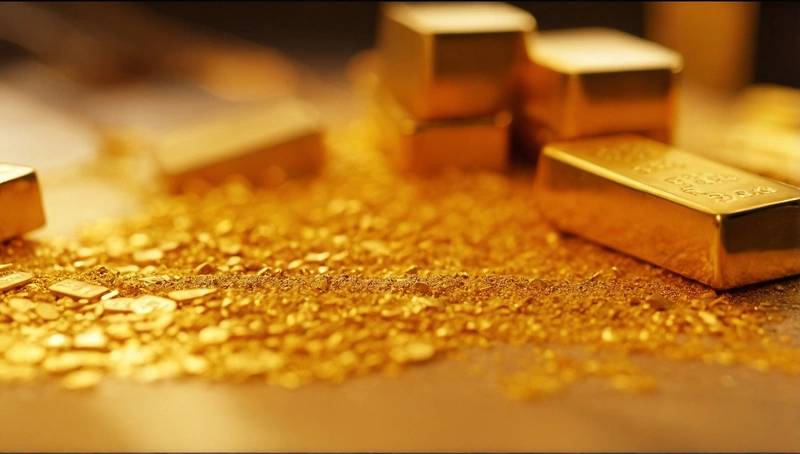 Gold prices fall from near two-week peak as investors take profits