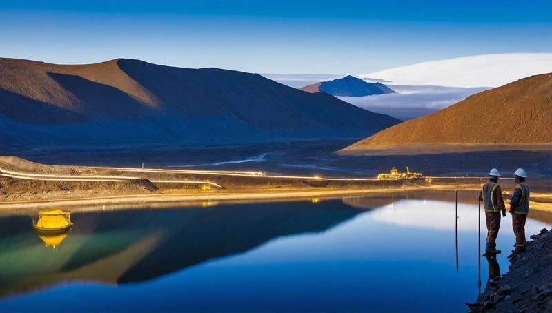 Sources say that Barrick Mining is considering splitting into two separate entities.