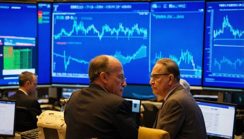 Stocks fall as AI fears linger; US yields rise