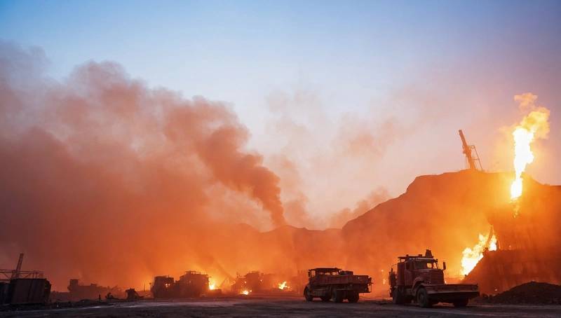 After an accident at a Chinese steel mill, iron ore prices fall due to concerns about demand